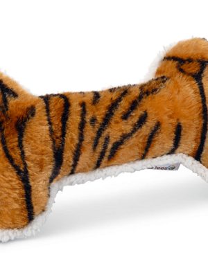 Beeztees Köpek Oyuncağı, Sesli, Kemik, Peluş, Kahverengi, 30x16x4cm