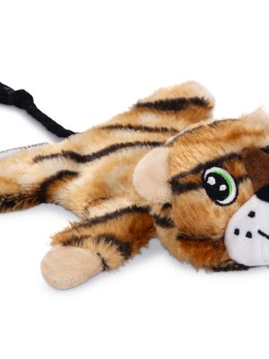 Beeztees Köpek Oyuncağı, Sesli, Yavru Kaplan, Peluş, Kahverengi, 18x19x8cm