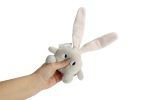 Beeztees Yavru Köpek Oyuncağı, Tavşan, Peluş, Gri, 15x9x4cm - Görsel 4