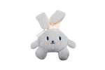 Beeztees Yavru Köpek Oyuncağı, Tavşan, Peluş, Gri, 15x9x4cm
