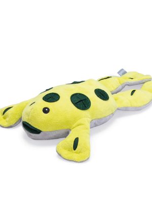 Beeztees Köpek Ödül Saklama Oyuncağı, Kurbağ, Peluş, Sarı, 31x20x7cm