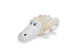 Beeztees Köpek Oyuncağı, Timsah, Peluş, Beyaz, 36x16x10cm