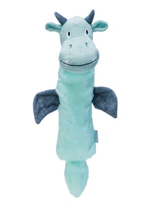 Beeztees Yavru Köpek Oyuncağı, Dragon, Peluş, Gri, 45x24,5x6cm