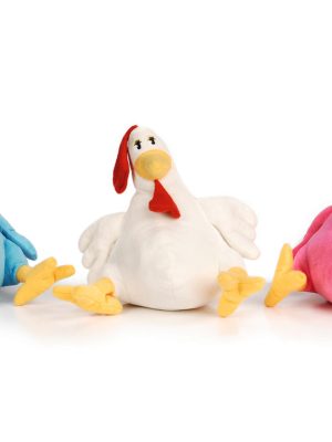 Beeztees Köpek Oyuncağı, Sesli, Tavuk, Peluş, Çeşitli Renklerde, 30x28x29cm