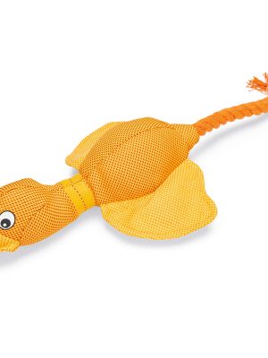 Beeztees Köpek Oyuncağı, Sesli, Ördek, Kanvas, Sarı, 45x20x6,5cm
