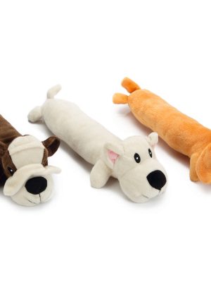 Beeztees Köpek Oyuncağı, Sesli, Köpek, Peluş, Çeşitli Renklerde, 32x11x7cm