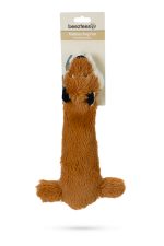 Beeztees Köpek Oyuncağı, İki Sesli, Tilki, Peluş, Kahverengi, 36cm - Görsel 2