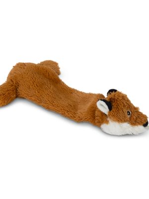 Beeztees Köpek Oyuncağı, İki Sesli, Tilki, Peluş, Kahverengi, 36cm