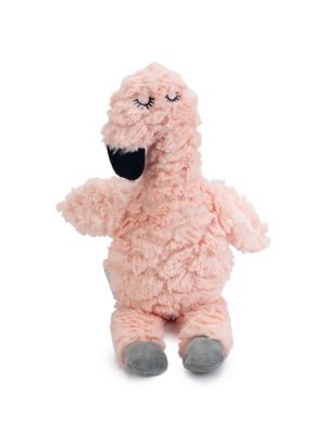 Beeztees Yavru Köpek Oyuncağı, Kalp Atışlı, Flamingo, Peluş, Pembe, 30x21x5cm