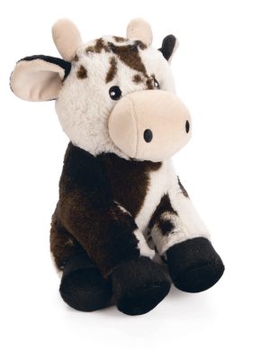 Beeztees Köpek Oyuncağı, İnek, Peluş, Siyah/Beyaz, 25x19x18cm