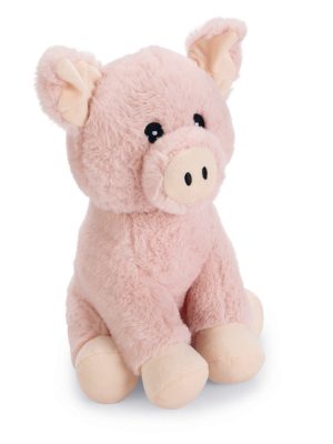 Beeztees Köpek Oyuncağı, Domuz, Peluş, Pembe, 25x19x18cm