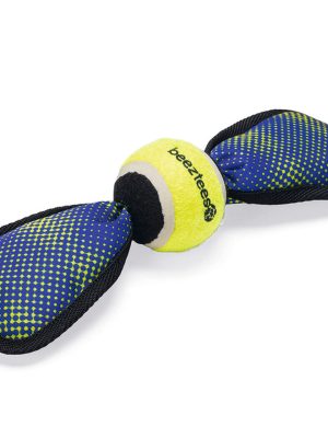 Beeztees Köpek Oyuncağı, Yüzen, Tenis Topu, Mavi/Sarı, 30x9,5x6,3cm