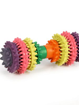 Beeztees Köpek Oyuncağı, Diş Bakım, Renkli, 14x6x6cm