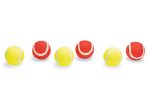 Beeztees Köpek Oyuncağı, Tenis Topları, Kırmızı/Sarı, 6 Adet, 6,5cm