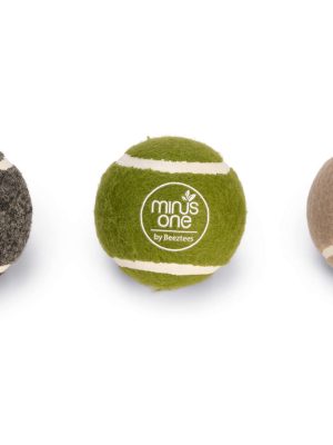 Beeztees Köpek Oyuncağı, Tenis Topu, Kauçuk, Çeşitli Renklerde, 3 Adet 6,3cm