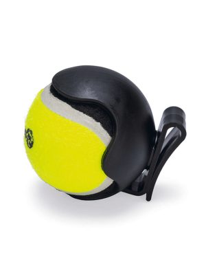 Beeztees Köpek Oyuncağı, Tenis Topu ve Tutma Aparatı, Mavi/Sarı, 6,3cm