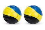 Beeztees Köpek Oyuncağı, Sesli, Tenis Topu, TPR, Mavi/Sarı/Siyah, 2 Adet, 6,3cm