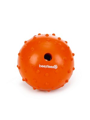 Beeztees Köpek Oyuncağı, Ödül ve Oyun Topu, Kauçuk, Turuncu, 7cm