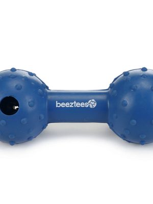 Beeztees Köpek Oyuncağı, Ödül ve Oyun, Dambıl, Kauçuk, Mavi, 11,5cm