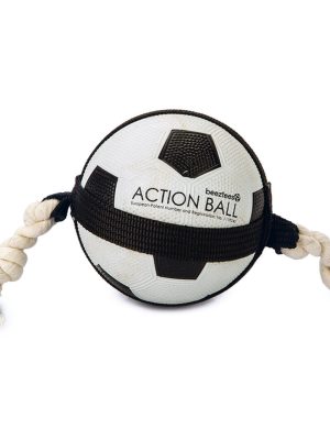 Beeztees Köpek Oyuncağı, İpli Futbol Topu, 12,5cm
