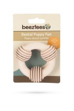 Beeztees Yavru Köpek Diş Oyuncağı, İçi Dolu Halka, Kauçuk, Pembe, 8cm - Görsel 4