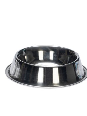 Beeztees Köpek Mama Su Kabı, Paslanmaz Çelik, Kaymaz, 18cm, 700ml