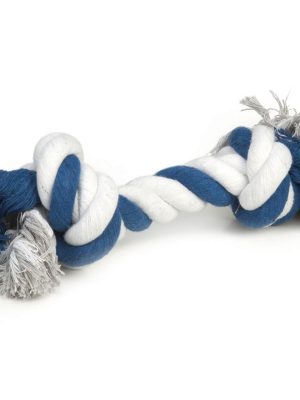 Beeztees Köpek Oyuncağı, Çift Düğümlü Diş İpi, Pamuk İplerden, 35,5x7x7cm, 300gr
