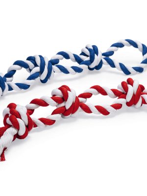 Beeztees Köpek Oyuncağı, Çift Düğümlü Diş İpi, Pamuk İplerden, 63x11x11cm, 600gr