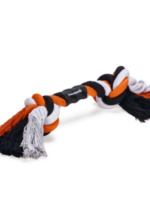 Beeztees Köpek Oyuncağı, Diş İpi, Çift Düğümlü, 30x7,5x6cm, 205gr