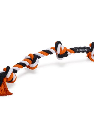Beeztees Köpek Oyuncağı, Diş İpi, Dört Düğümlü, 40x5,5x4,55cm, 140gr