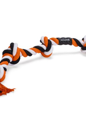 Beeztees Köpek Oyuncağı, Diş İpi, Dört Düğümlü, 57x6x5cm, 270gr