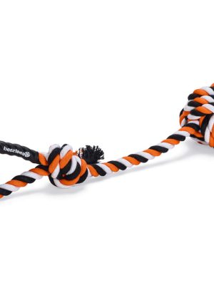 Beeztees Köpek Oyuncağı, Diş İpinden Top ve Tutamacı, 40x7x7cm, 120gr
