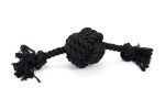 Beeztees Köpek Oyuncağı, Diş İpinden Top ve İpi, Siyah, 34x10x9cm, 255gr