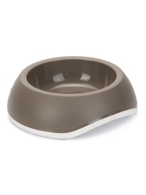 Beeztees Köpek Mama Su Kabı, Plastik, Premium, Gri, 11,5cm, 300ml