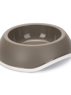 Beeztees Köpek Mama Su Kabı, Plastik, Premium, Gri, 14cm, 600ml