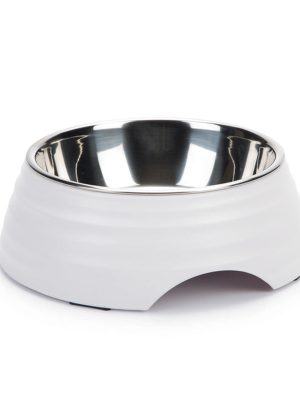 Beeztees Köpek Mama Su Kabı, Paslanmaz Çelik, 17,5cm