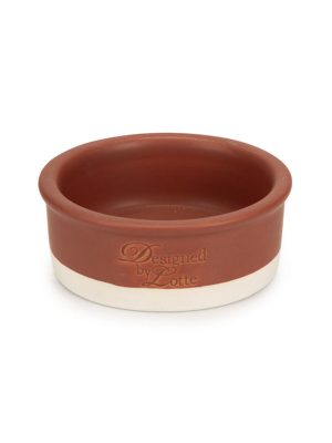 Beeztees DBL Kedi Mama Su Kabı, Seramik, Mat Kiremit, 12cm, 300ml