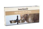 Beeztees Köpek İkili Mama Su Kabı, Ayaklı, Paslamaz Çelik, 28cm, 2x4,5L - Görsel 8