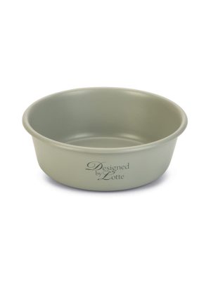 Beeztees DBL Köpek Mama Su Kabı, Mat Gri Paslanmaz Çelik, 13cm, 470ml