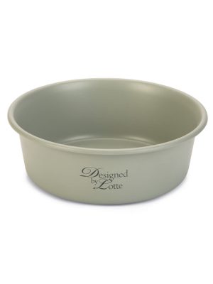 Beeztees DBL Köpek Mama Su Kabı, Mat Gri Paslanmaz Çelik, 16cm, 940ml