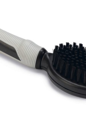 Beeztees Yavru Köpek ve Küçük Irk Köpek Fırçası, Siyah Gri, 20,5cm, 20,5x6x3,5cm