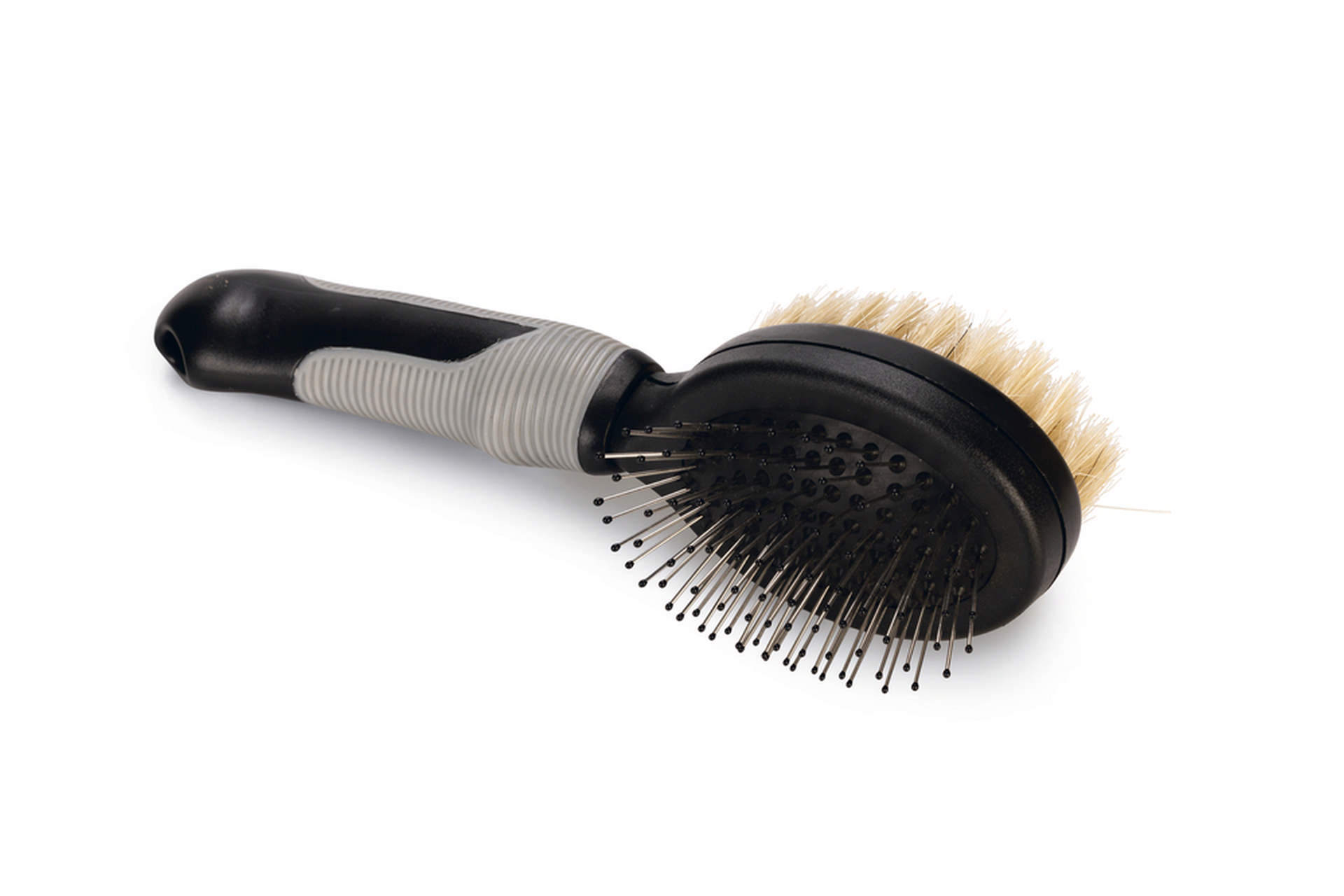 1143164_beeztees-kopek-fircasi-ve-taragi-cift-tarafli-sm-siyah-gri-21cm-21x6x6cm-kpek-taraklar-ve-tra-rnleri-beeztees-20735-54-B.jpg Beeztees Köpek Fırçası ve Tarağı, Çift Taraflı, SM, Siyah Gri, 21cm, 21x6x6cm - Görsel 2