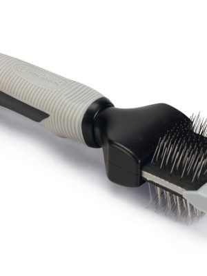 Beeztees Orta ve Uzun Tüylü Küçük Irk Köpek Tarağı, Çift Taraflı, 20cm, 20x4,5x4cm