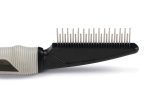 Beeztees Tüy Dökme Dönemi Köpek Tarağı, S, Siyah Gri, 21cm, 21x5,5x3cm - Görsel 3