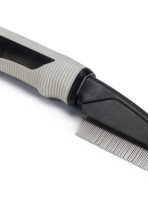 Beeztees Köpek Pire Tarağı, Siyah GRi, 21cm, 21x3,5x2,5cm