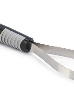 Beeztees Tüy Dökme Dönemi Köpek Tarağı, Siyah Gri, 26,5cm, 26,5x6,5x3cm