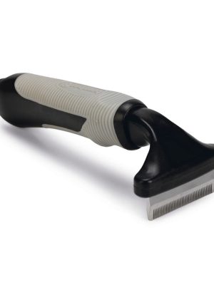 Beeztees Kısa ve Uzun Tüylü Köpek Alt Kürk Tarağı, Siyah Gri, S, 15cm, 15x6x6cm