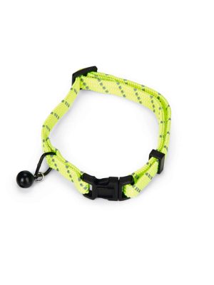 Beeztees Kedi Boyun Tasması, Zilli, Sarı, 24,5-33cm