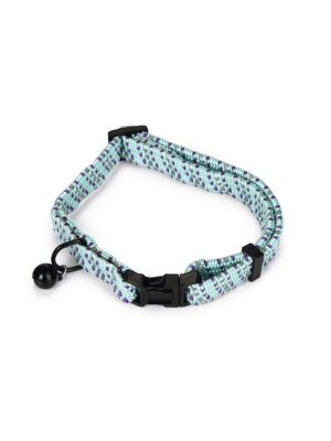 Beeztees Kedi Boyun Tasması, Zilli, Mavi, 24,5-33cm