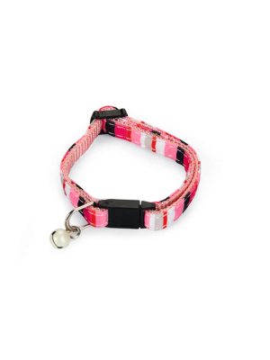 Beeztees Yavru Kedi Boyun Tasması, Zilli, Pembe, 16-32cm